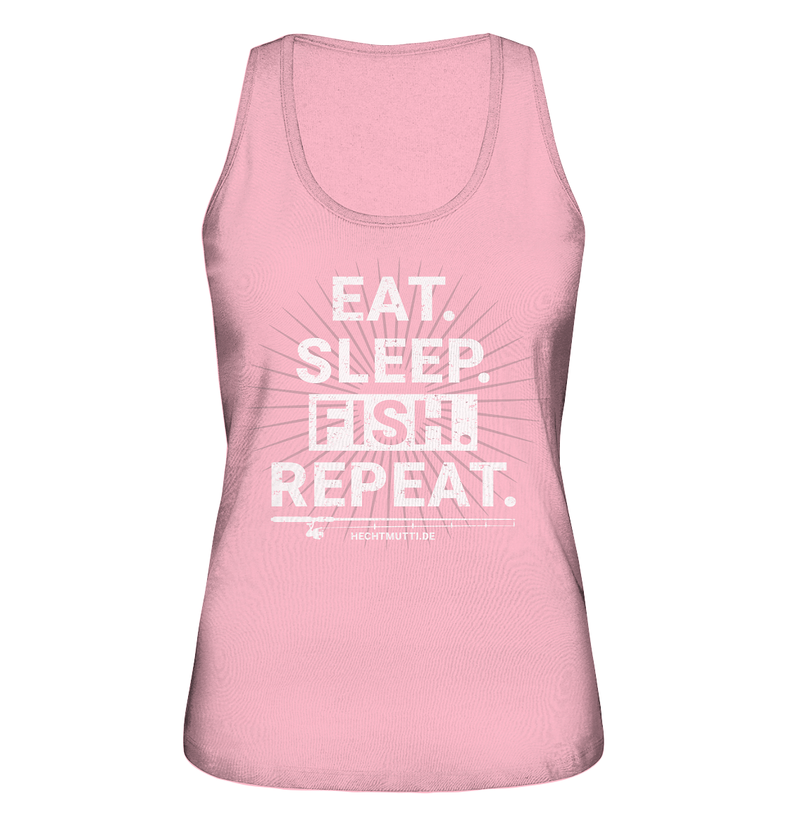 Eat Sleep Fish Repeat - Ladies Organic Tank-Top