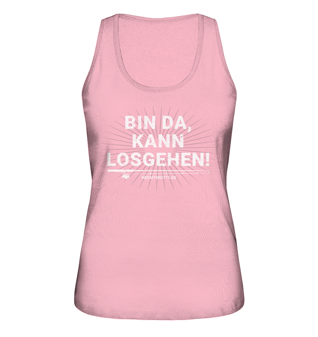 Bin da, kann losgehen  - Ladies Organic Tank-Top