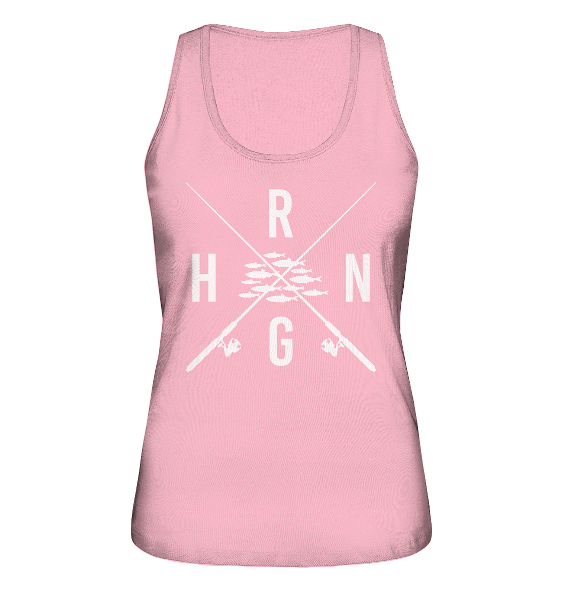 Hering Schwarm gekreuzte Ruten - Ladies Organic Tank-Top
