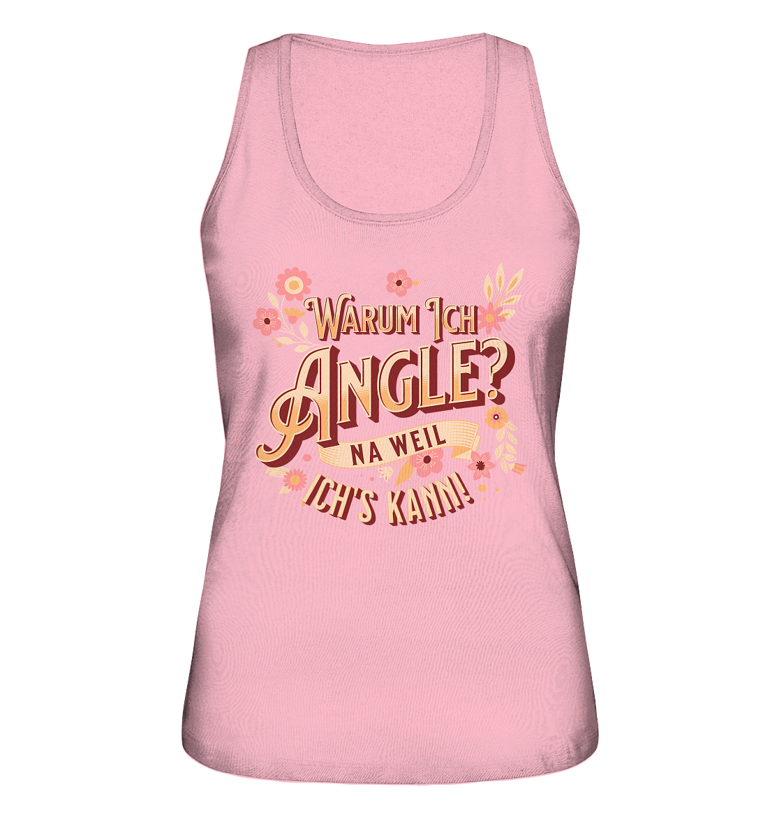 Warum ich angle Frauen - Ladies Organic Tank-Top