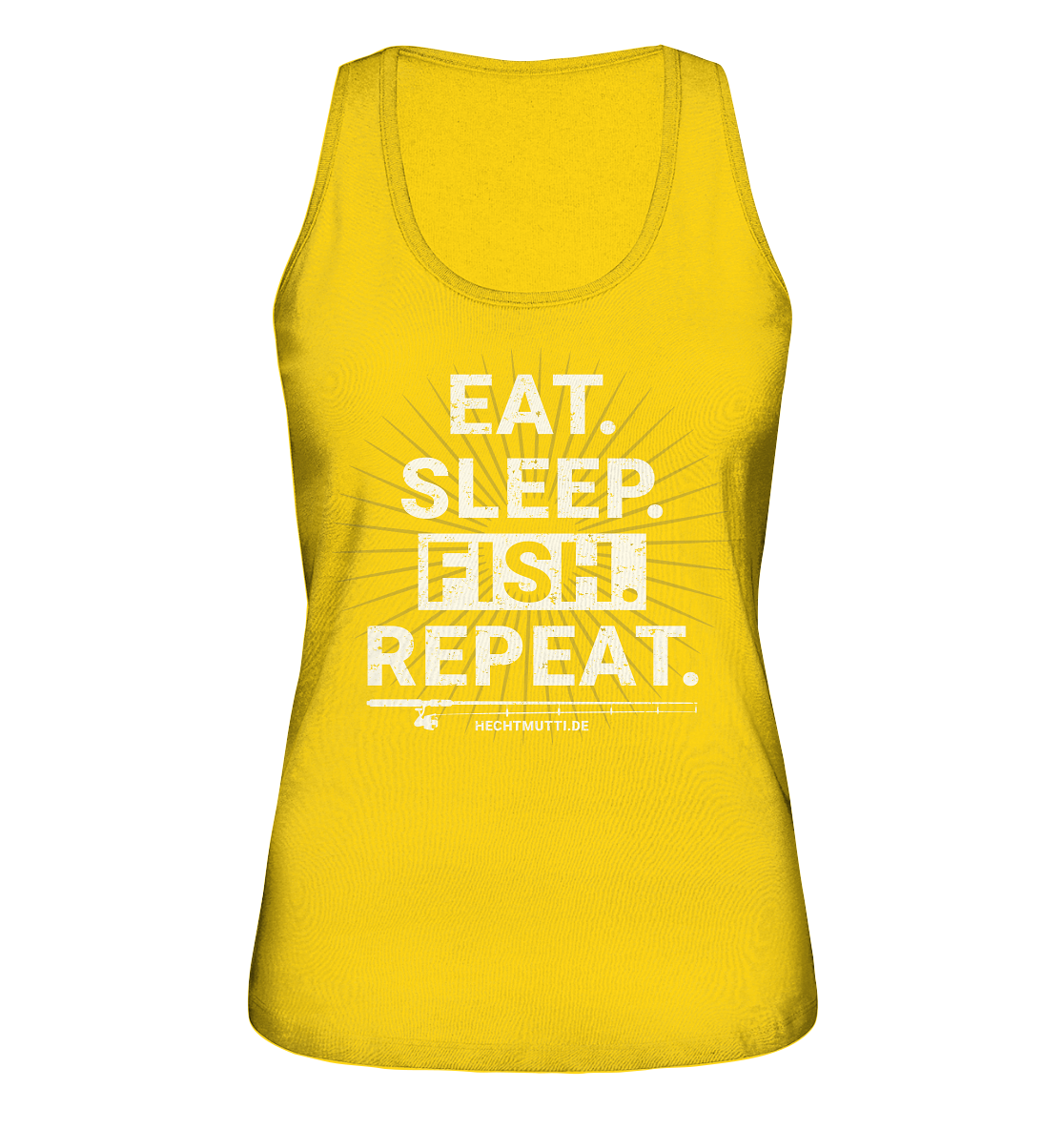 Eat Sleep Fish Repeat - Ladies Organic Tank-Top