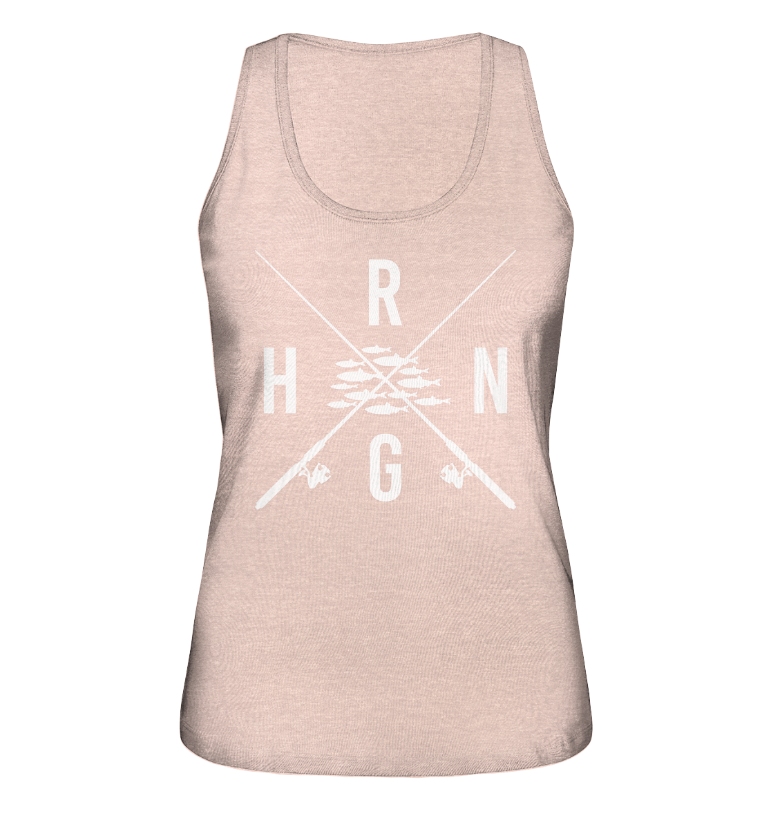 Hering Schwarm gekreuzte Ruten - Ladies Organic Tank-Top