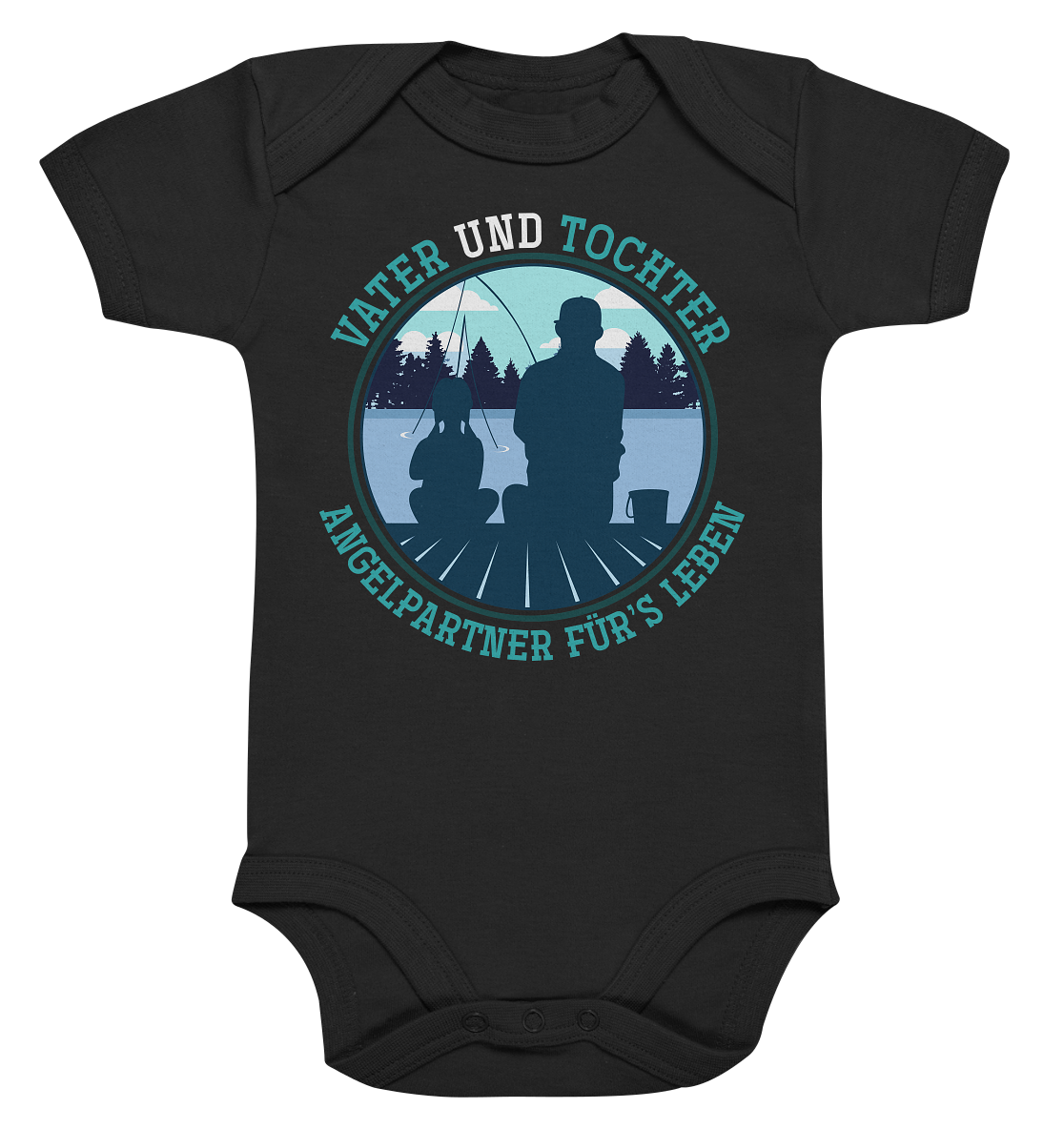 Vater und Tochter - Baby Bio Strampler