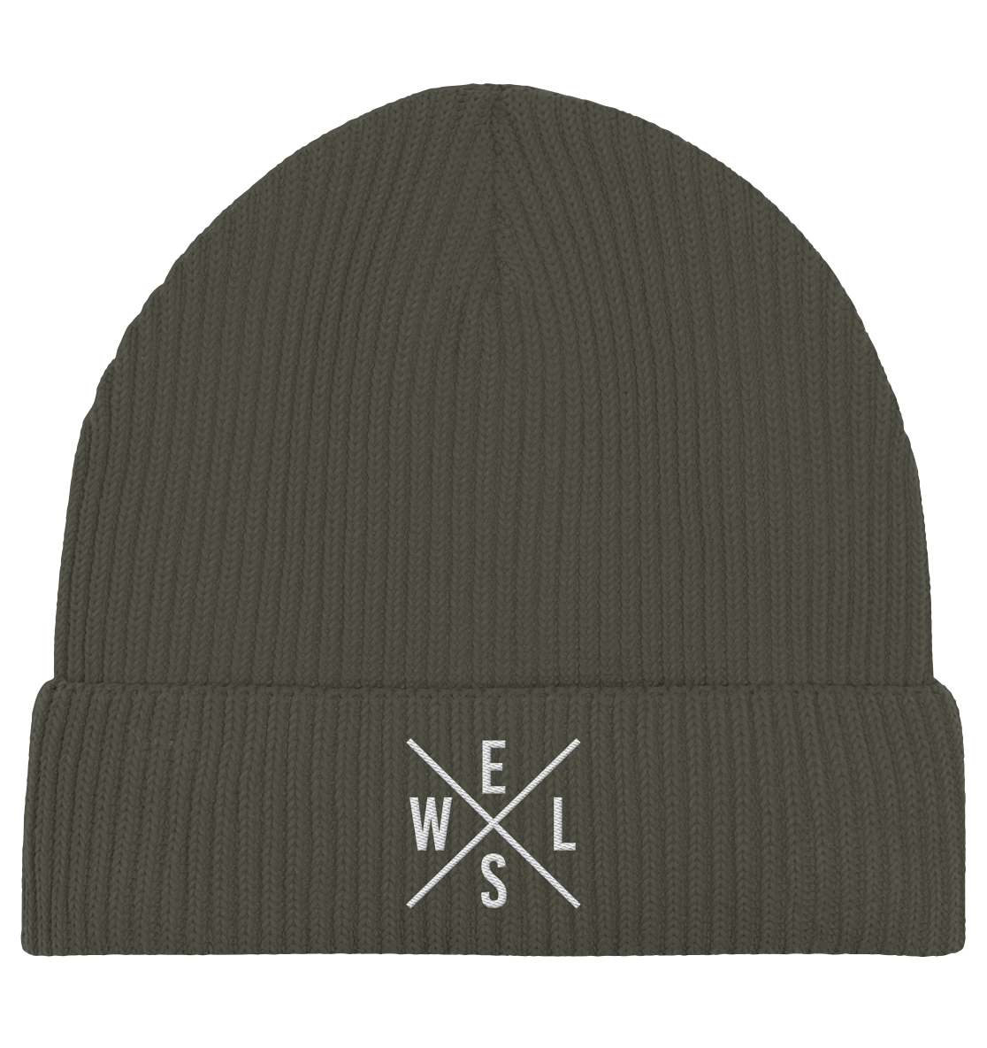 Wels gekreuzt WELS - Organic Fisherman Beanie