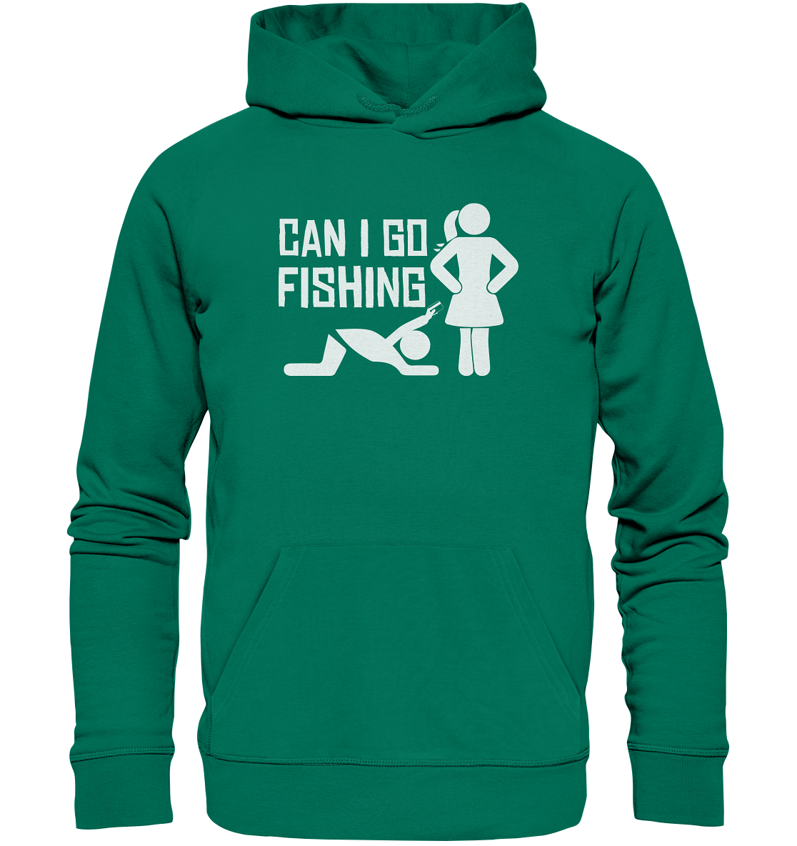 Can i Go Fishing - Premium Bio Hoodie