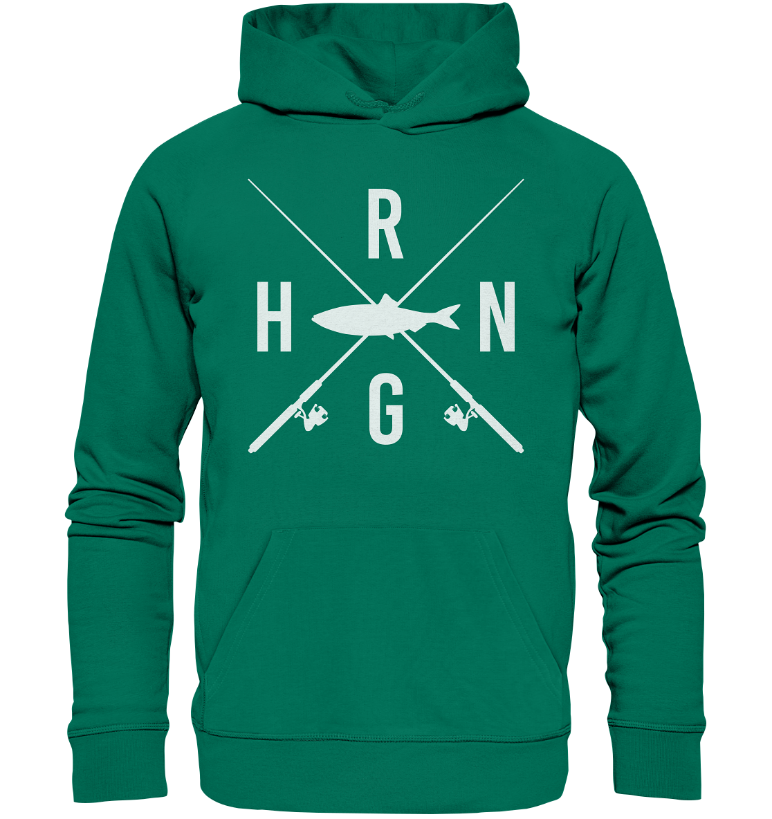 Hering gekreuzte Ruten - Premium Bio Hoodie
