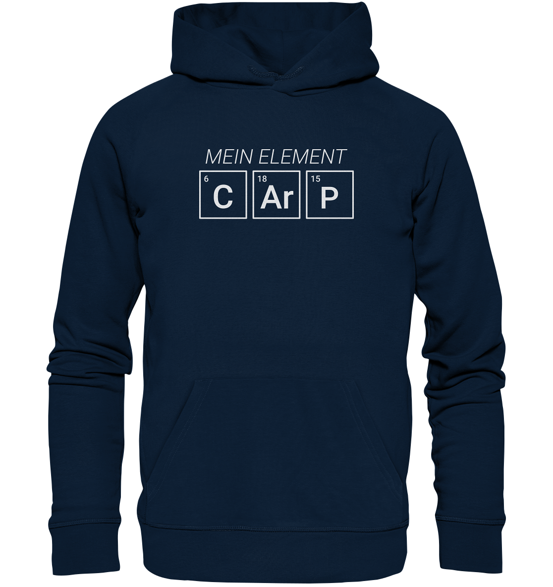 Carp Mein Element Periodensystem - Premium Bio Hoodie