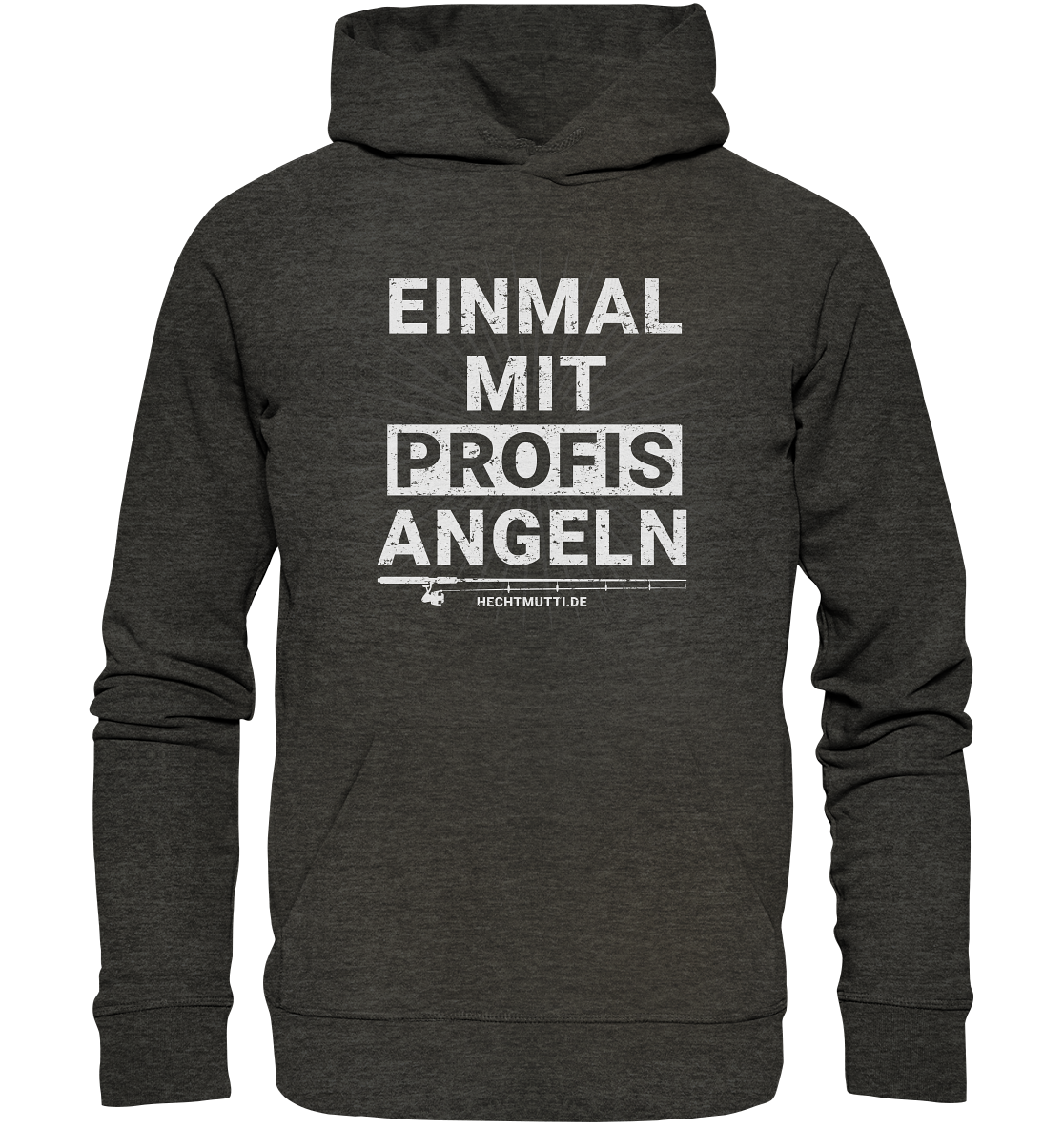 Einmal mit Profis angeln - Premium Bio Hoodie