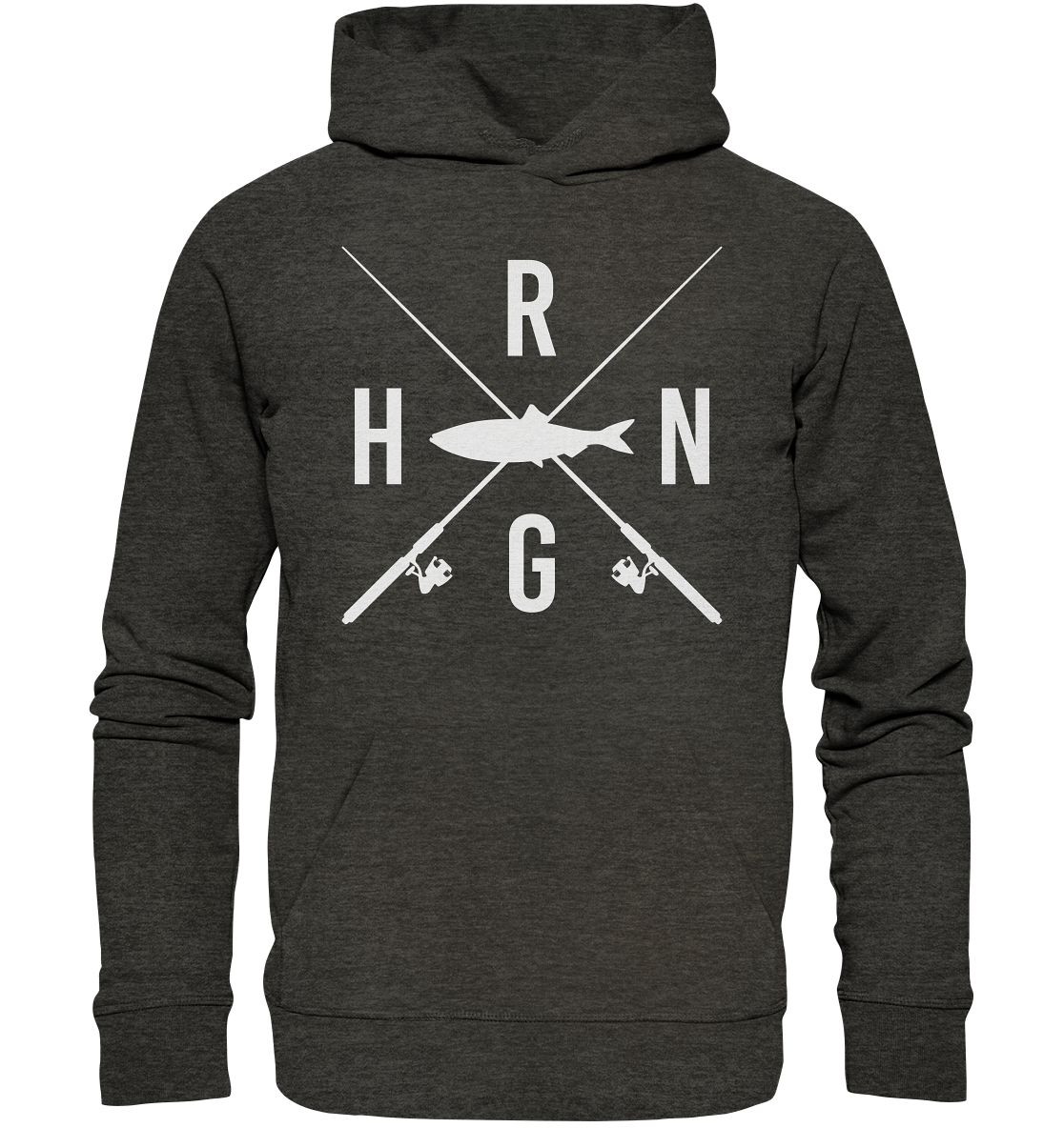 Hering gekreuzte Ruten - Premium Bio Hoodie