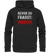 Bevor du fragst: Angeln! - Premium Bio Hoodie