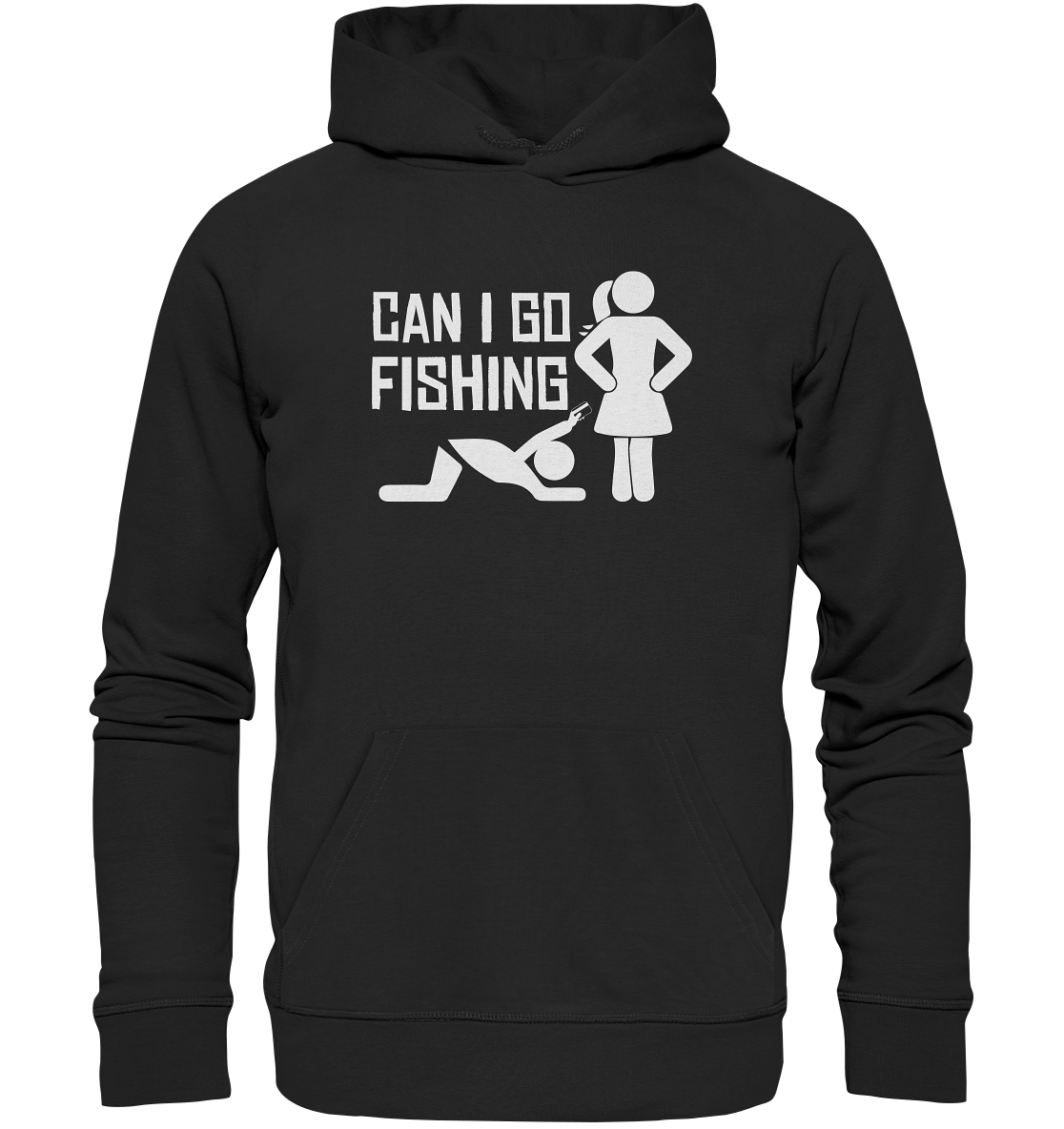 Can i Go Fishing - Premium Bio Hoodie