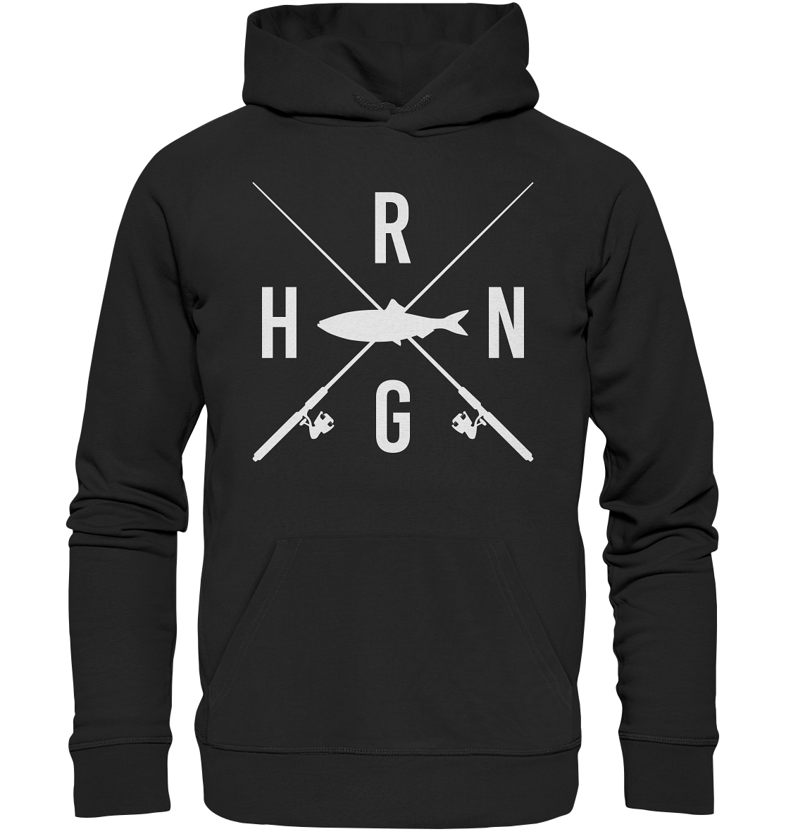 Hering gekreuzte Ruten - Premium Bio Hoodie