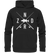 Zander gekreuzte Ruten - Premium Bio Hoodie