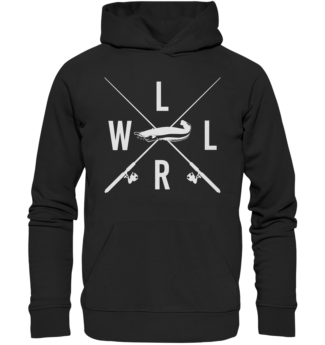 Waller gekreuzte Ruten - Premium Bio Hoodie