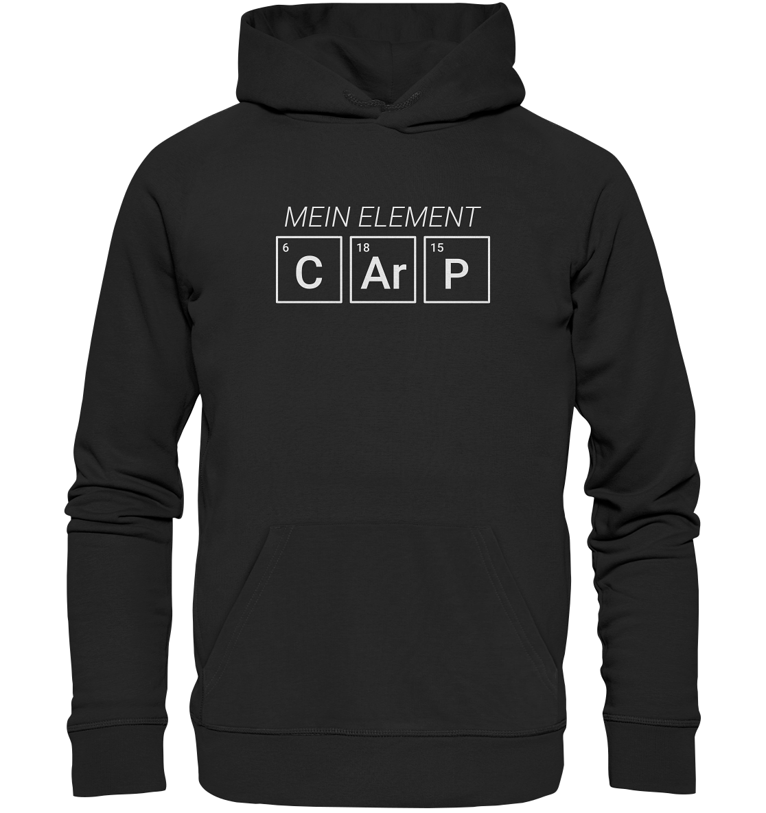 Carp Mein Element Periodensystem - Premium Bio Hoodie