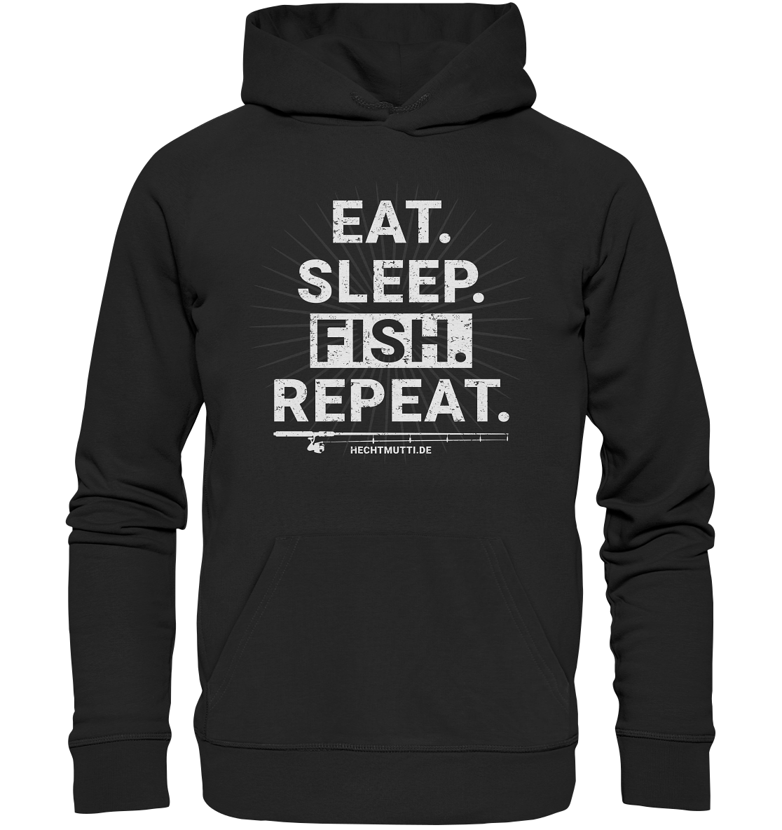 Eat Sleep Fish Repeat - Premium Bio Hoodie