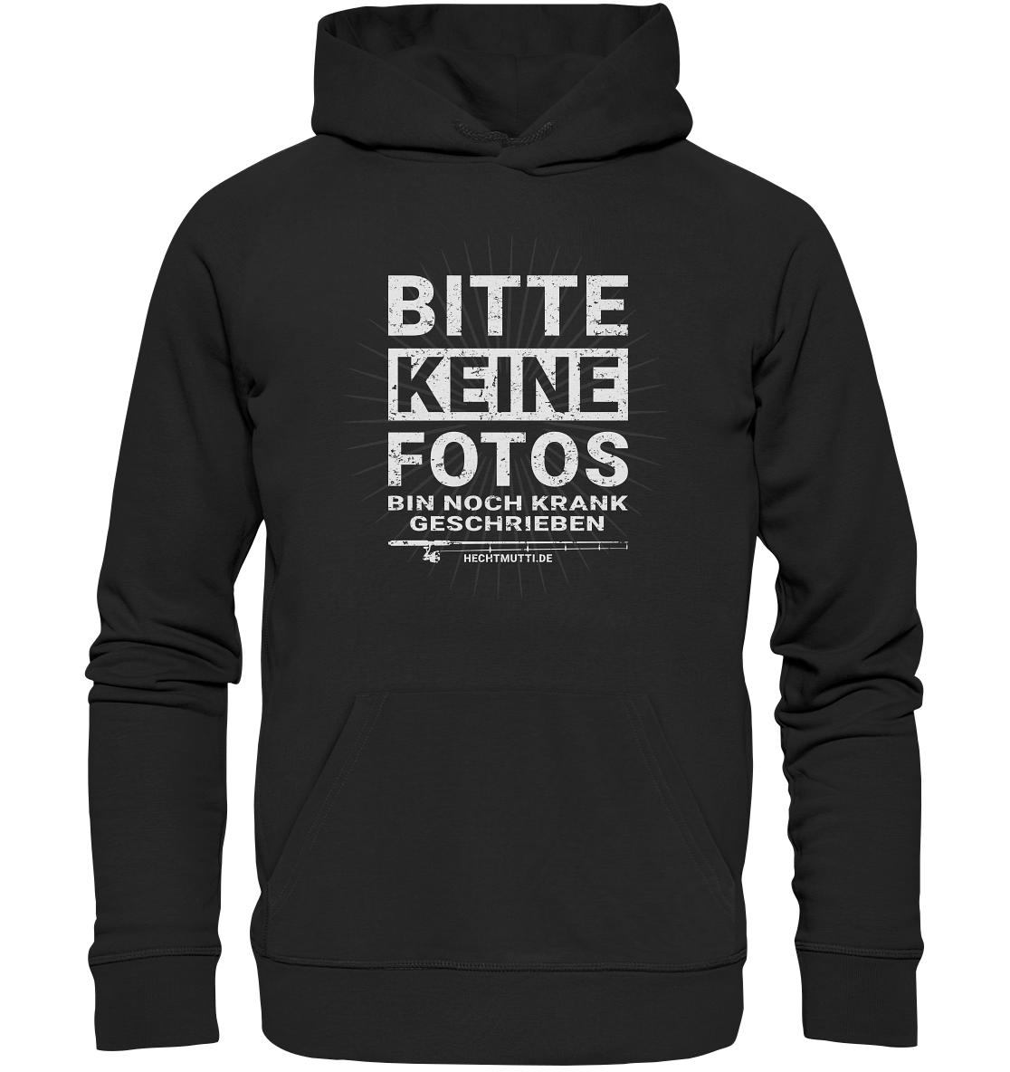 Keine Fotos - Premium Bio Hoodie