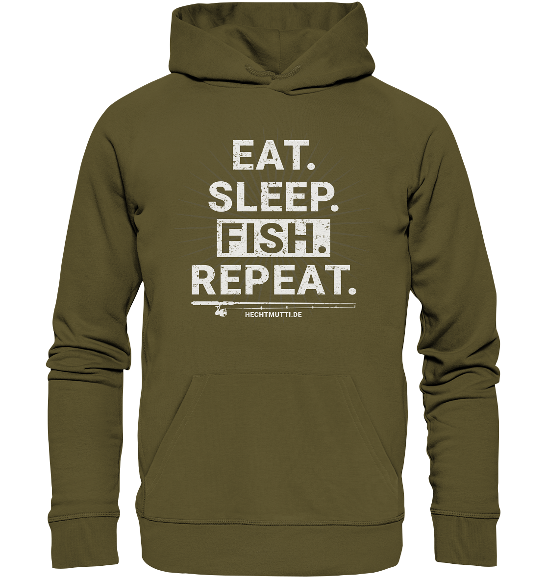Eat Sleep Fish Repeat - Premium Bio Hoodie