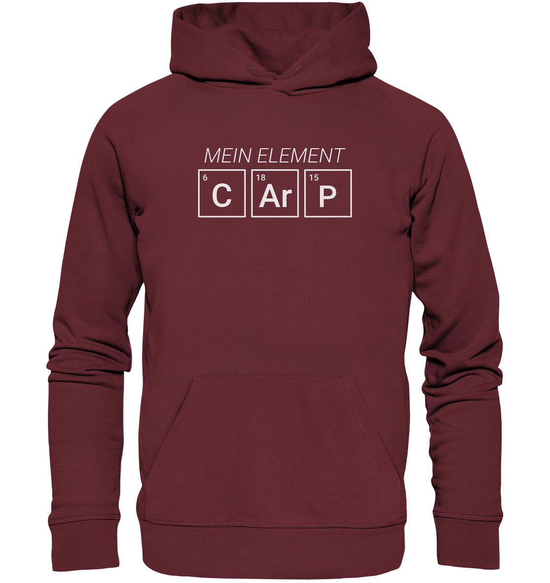 Carp Mein Element Periodensystem - Premium Bio Hoodie