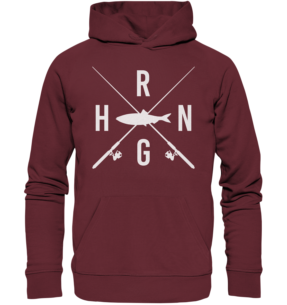 Hering gekreuzte Ruten - Premium Bio Hoodie