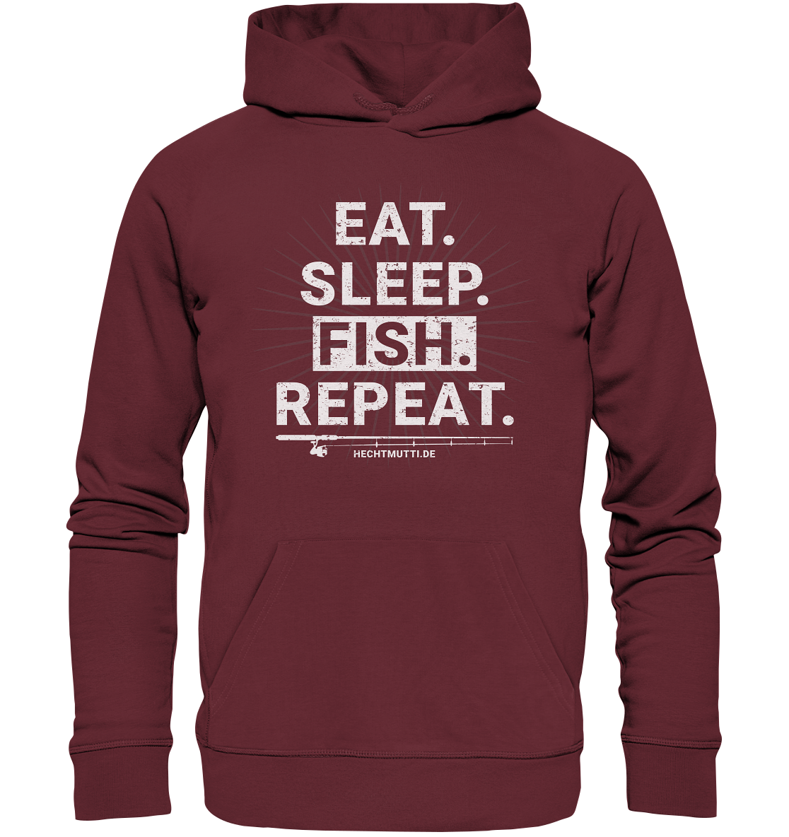 Eat Sleep Fish Repeat - Premium Bio Hoodie