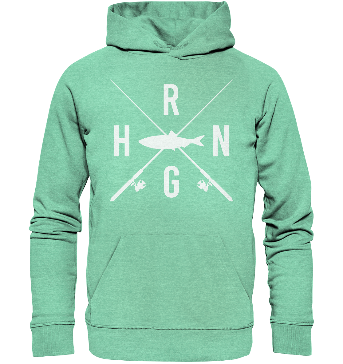 Hering gekreuzte Ruten - Premium Bio Hoodie