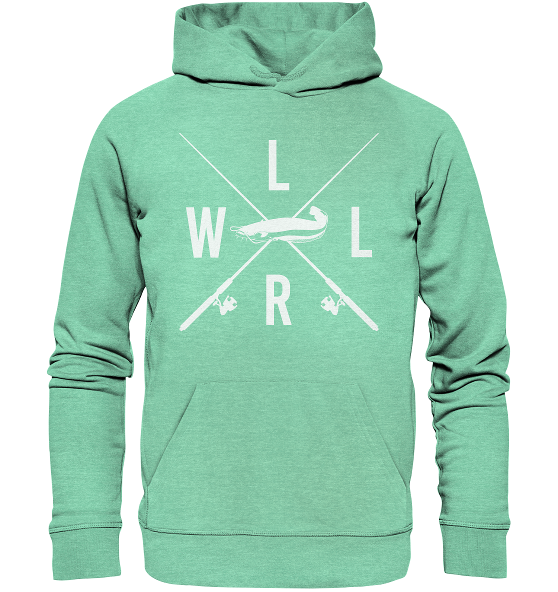 Waller gekreuzte Ruten - Premium Bio Hoodie