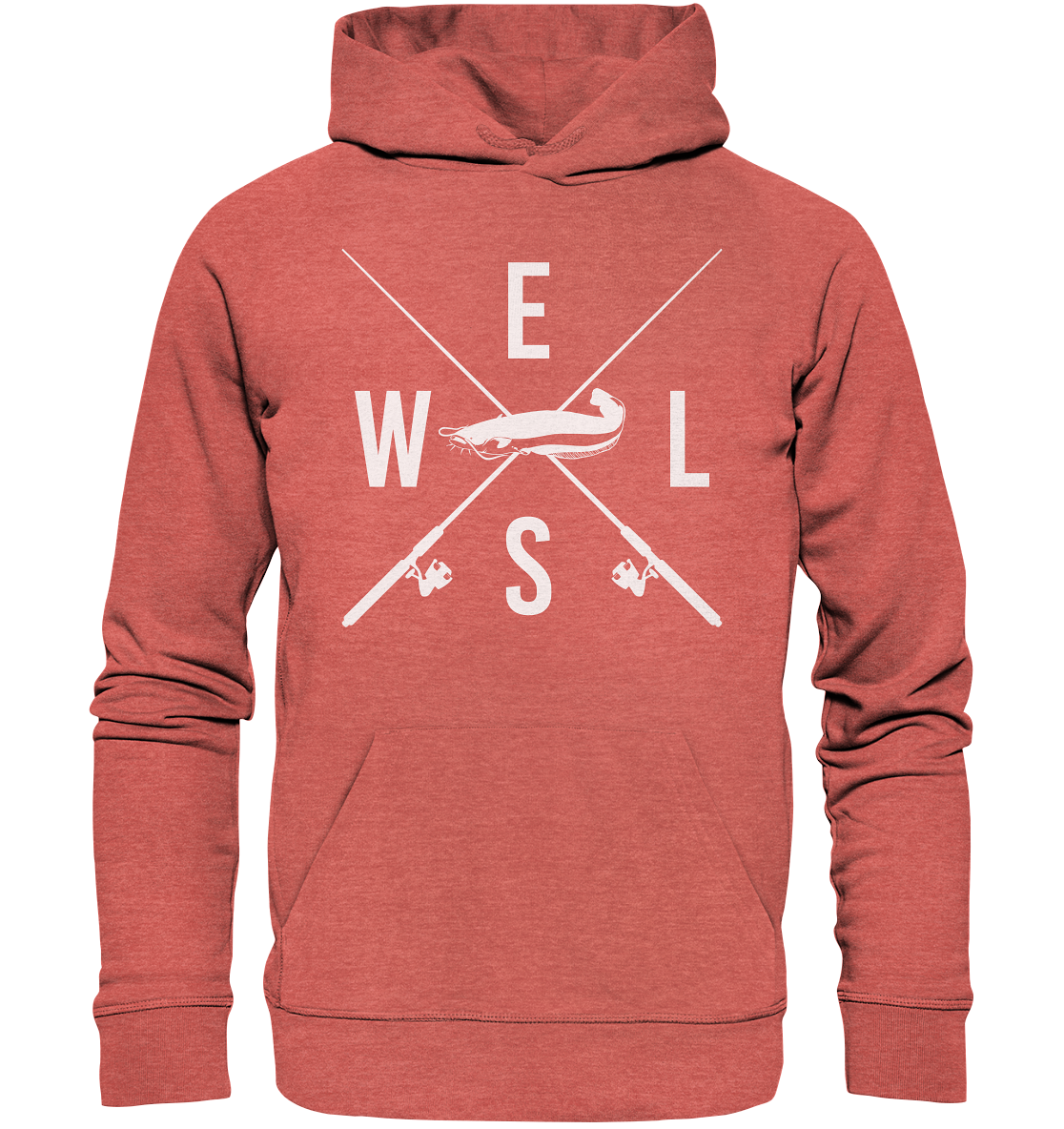Wels gekreuzte Ruten - Premium Bio Hoodie