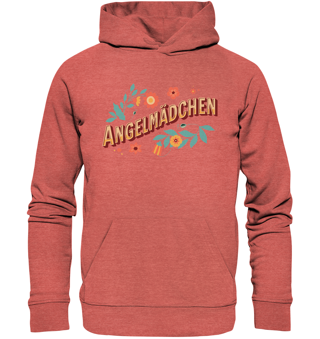 Angelmädchen Blumen - Premium Bio Hoodie