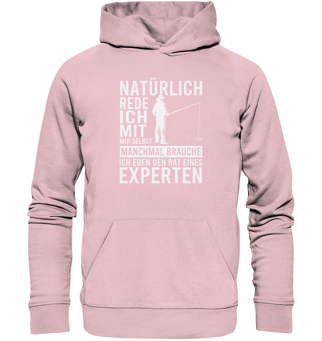 Natürlich rede ich mit mir selbst! - Premium Bio Hoodie