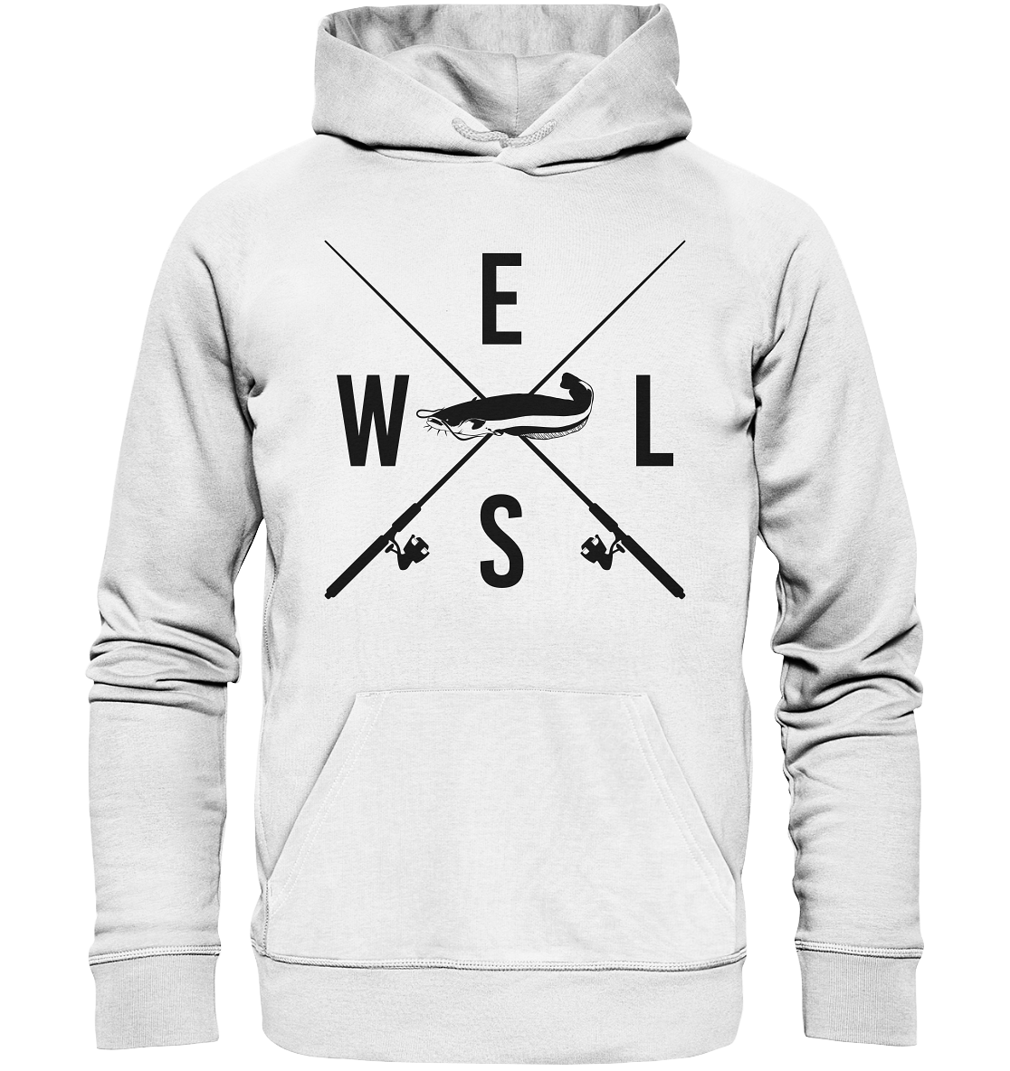 Wels gekreuzte Ruten - Premium Bio Hoodie
