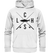 Lachs gekreuzte Ruten - Premium Bio Hoodie
