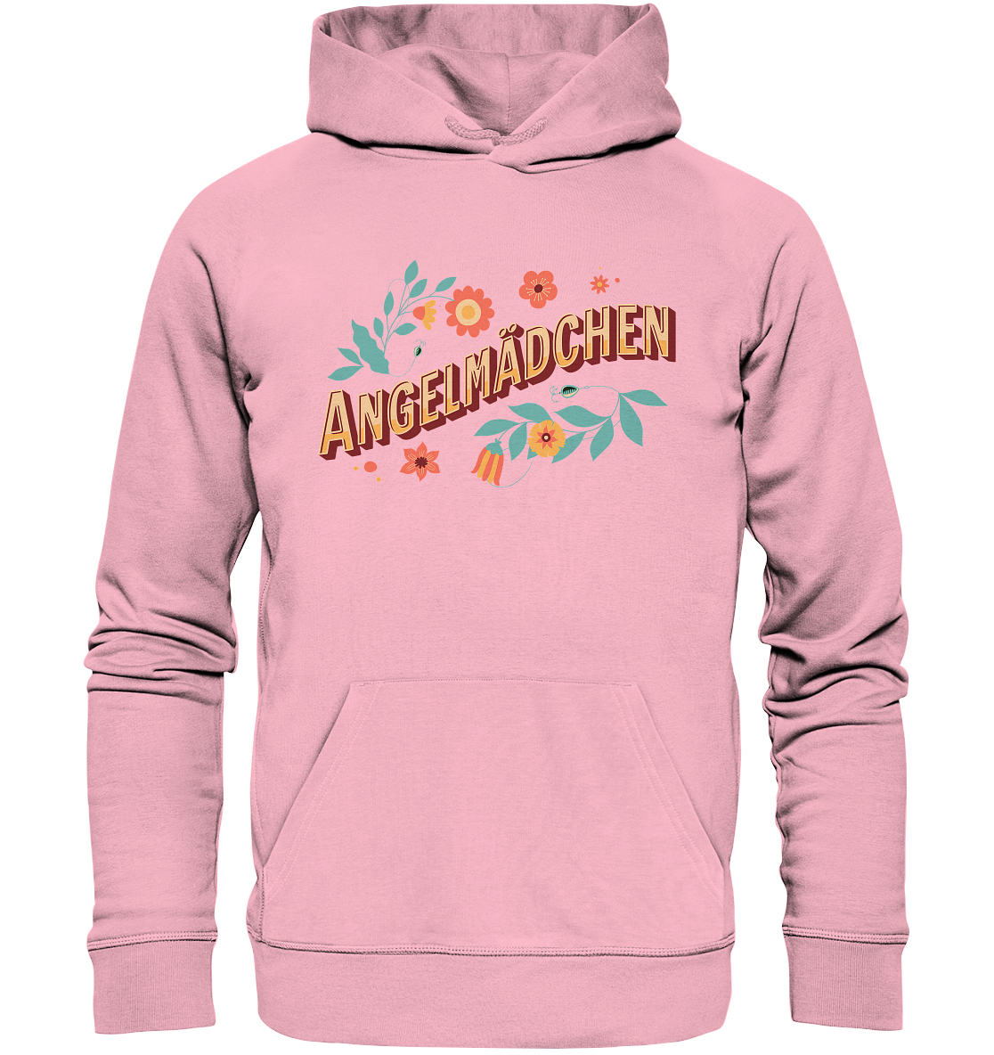 Angelmädchen Blumen - Premium Bio Hoodie
