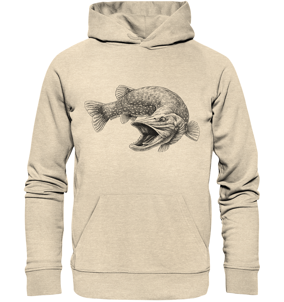 Die Hechtmutti - Premium Bio Hoodie