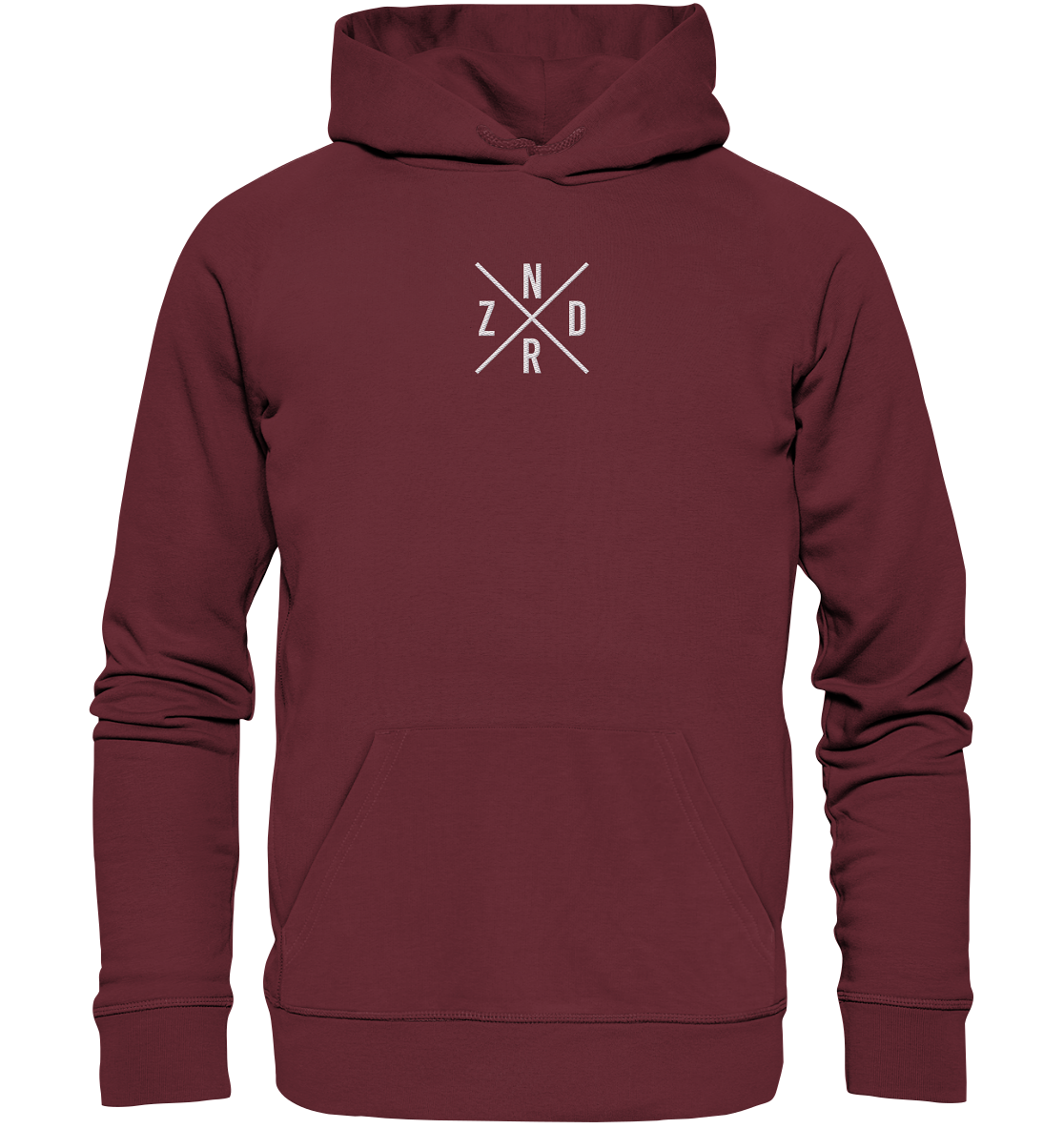 Zander gekreuzt ZNDR - Premium Bio Hoodie (Stick)