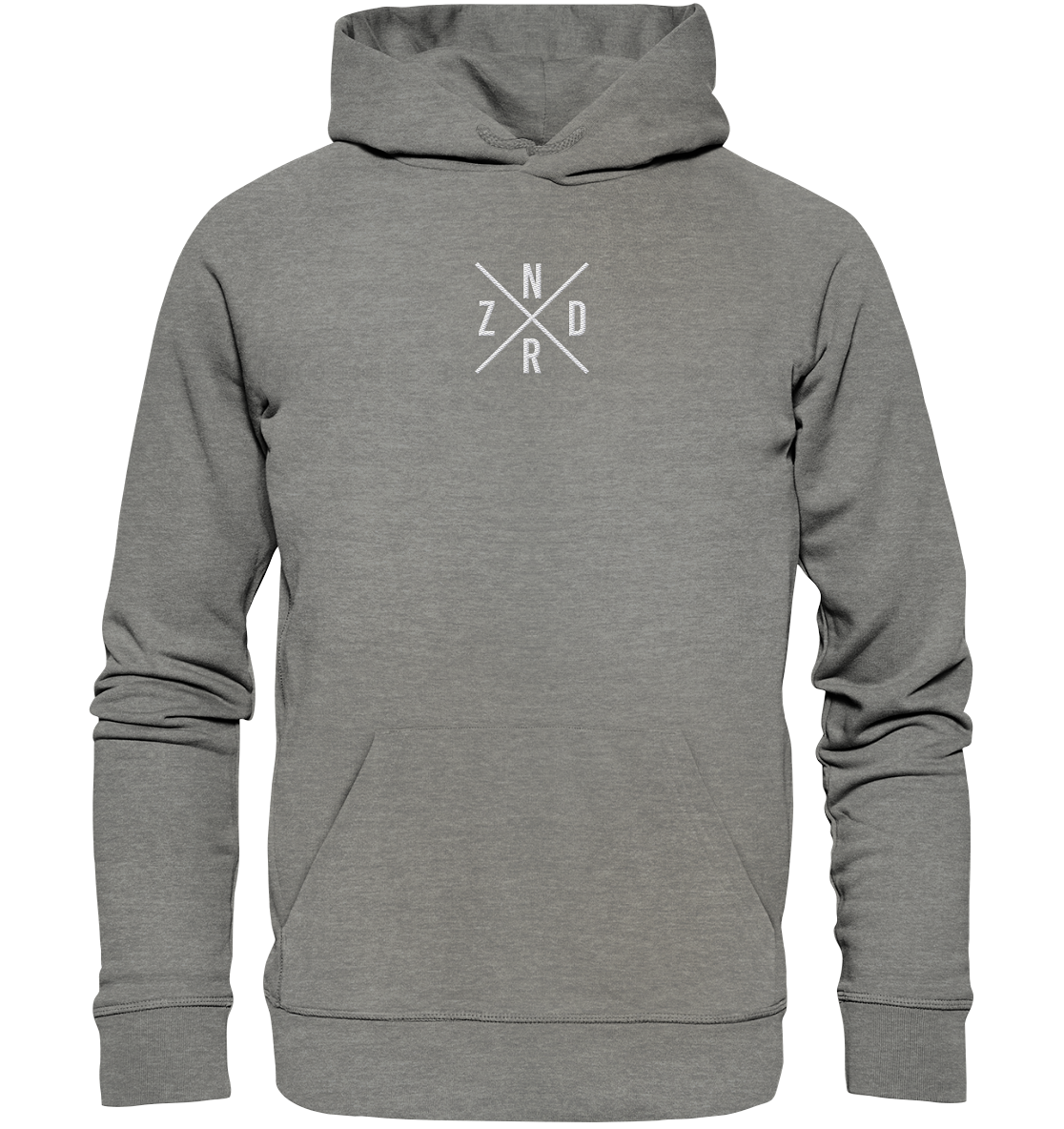 Zander gekreuzt ZNDR - Premium Bio Hoodie (Stick)