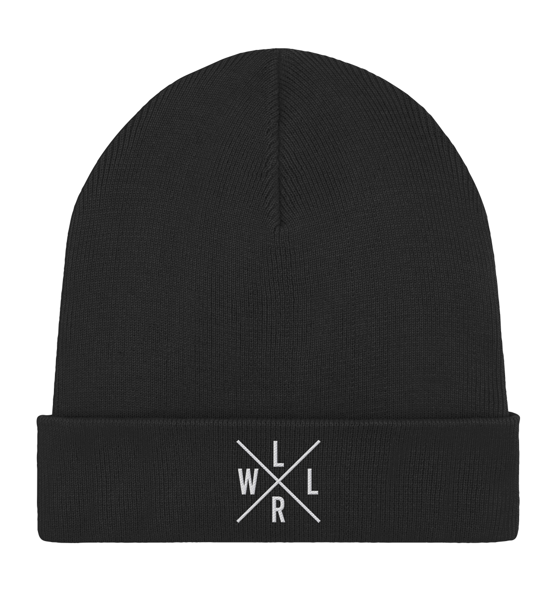 Wels gekreuzt WLLR - Organic Rib Beanie