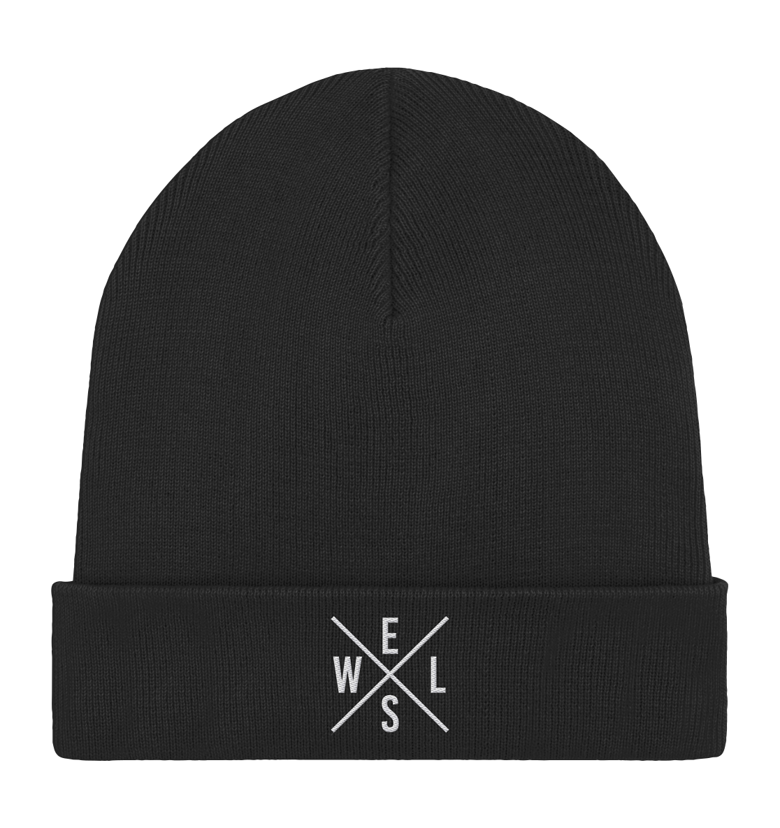 Wels gekreuzt WELS - Organic Rib Beanie