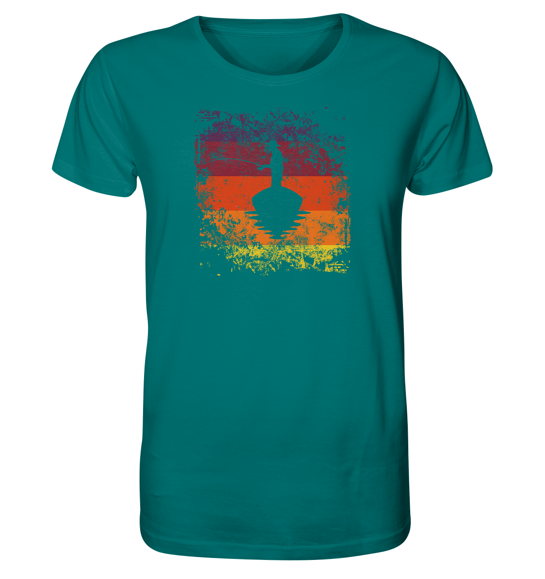 Der Angler - Männer Bio T-Shirt