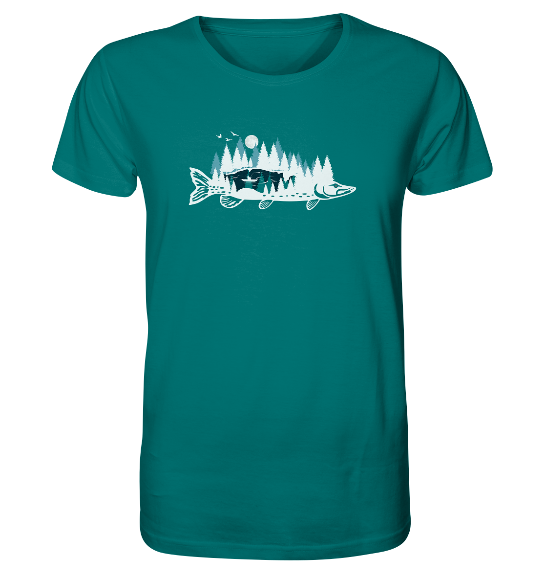 Pike Forest - Männer Bio T-Shirt