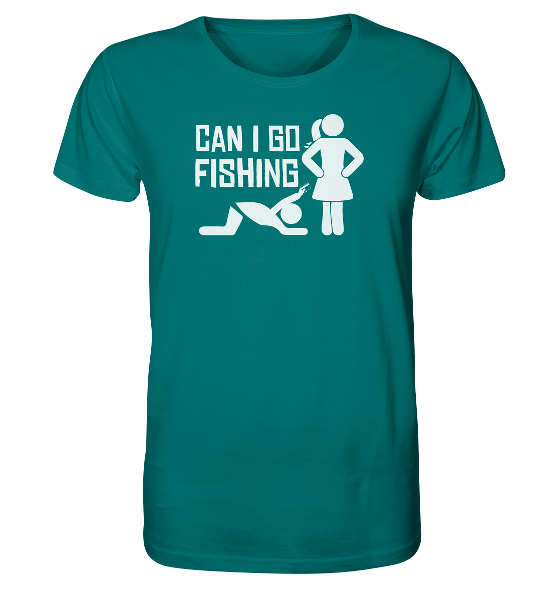 Can i Go Fishing - Männer Bio T-Shirt