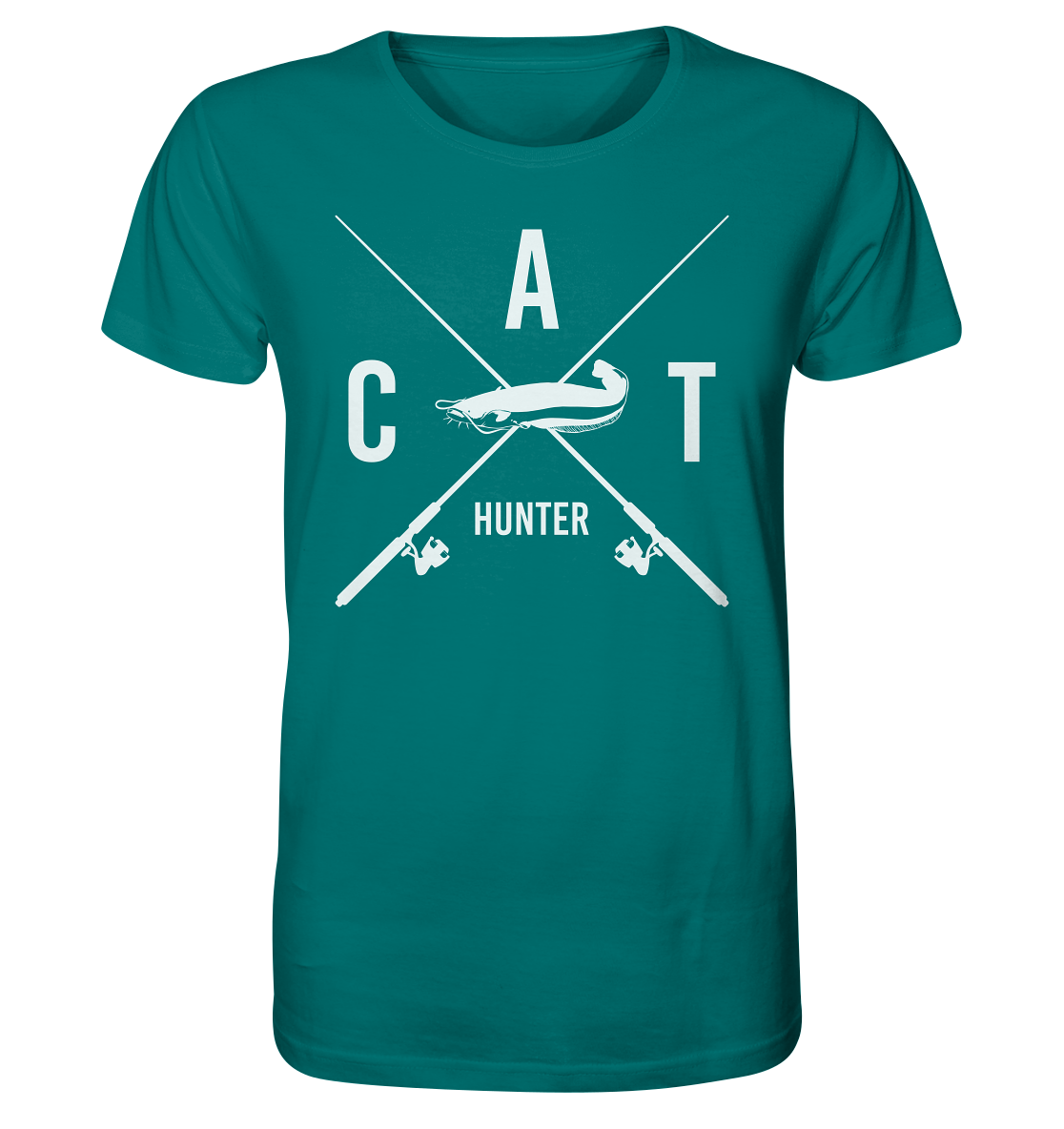 Cat Hunter  - Männer Bio T-Shirt
