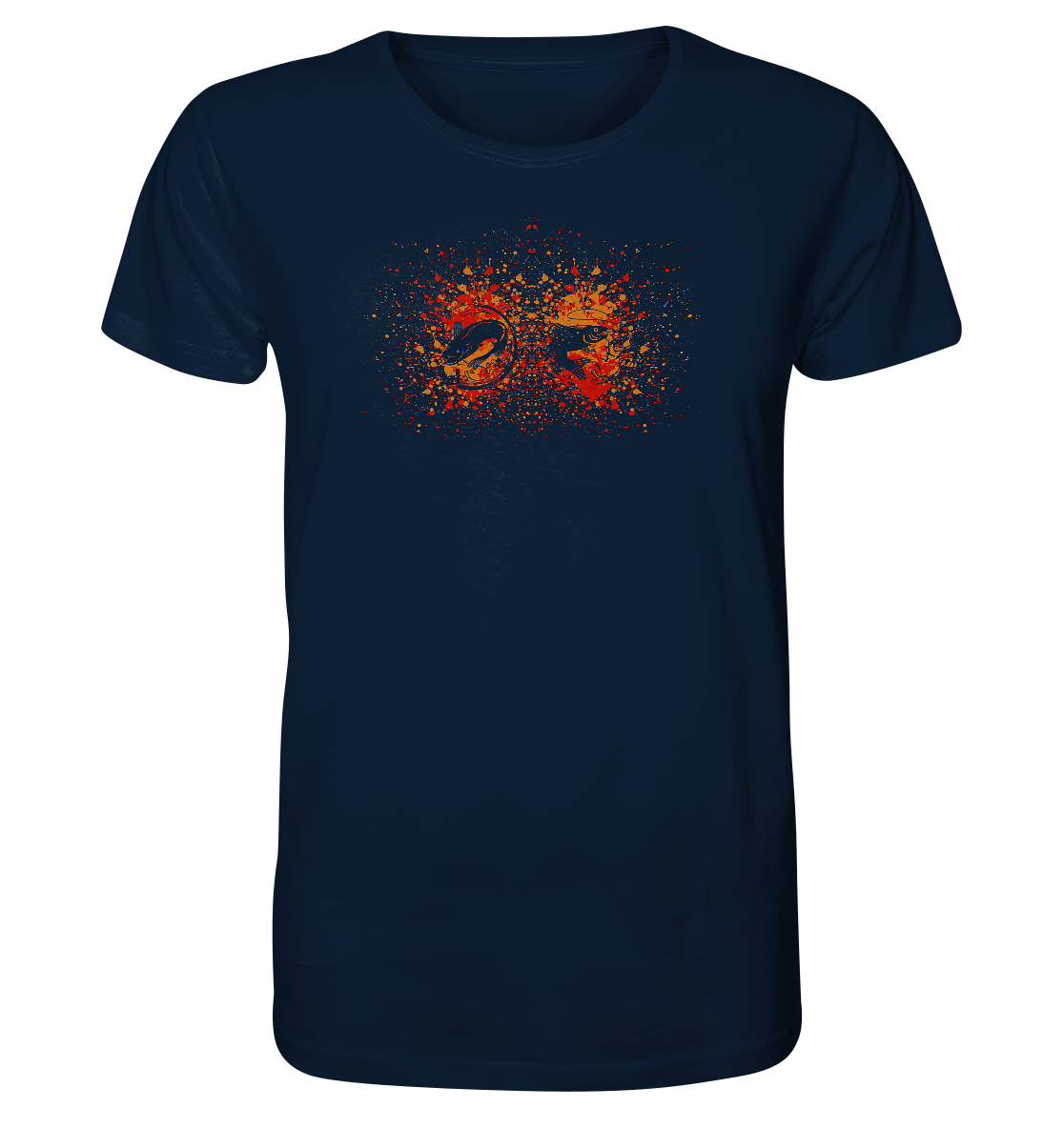 Fischexplosion - Männer Bio T-Shirt