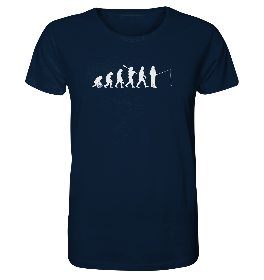 Angler Evolution - Männer Bio T-Shirt
