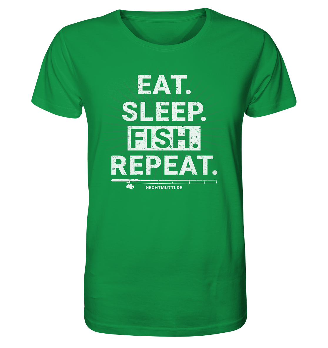 Eat Sleep Fish Repeat - Männer Bio T-Shirt