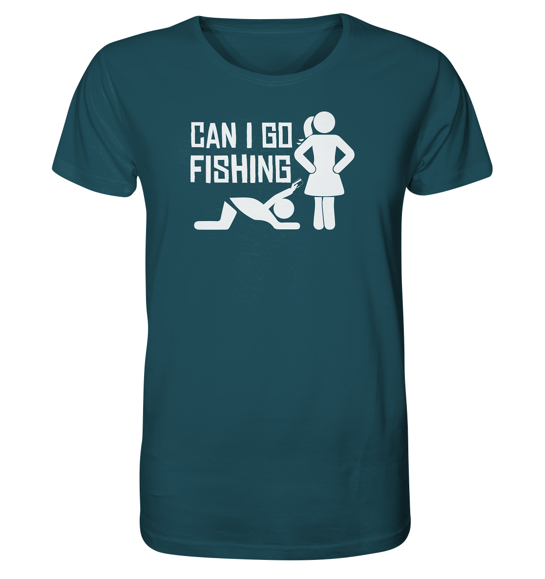 Can i Go Fishing - Männer Bio T-Shirt