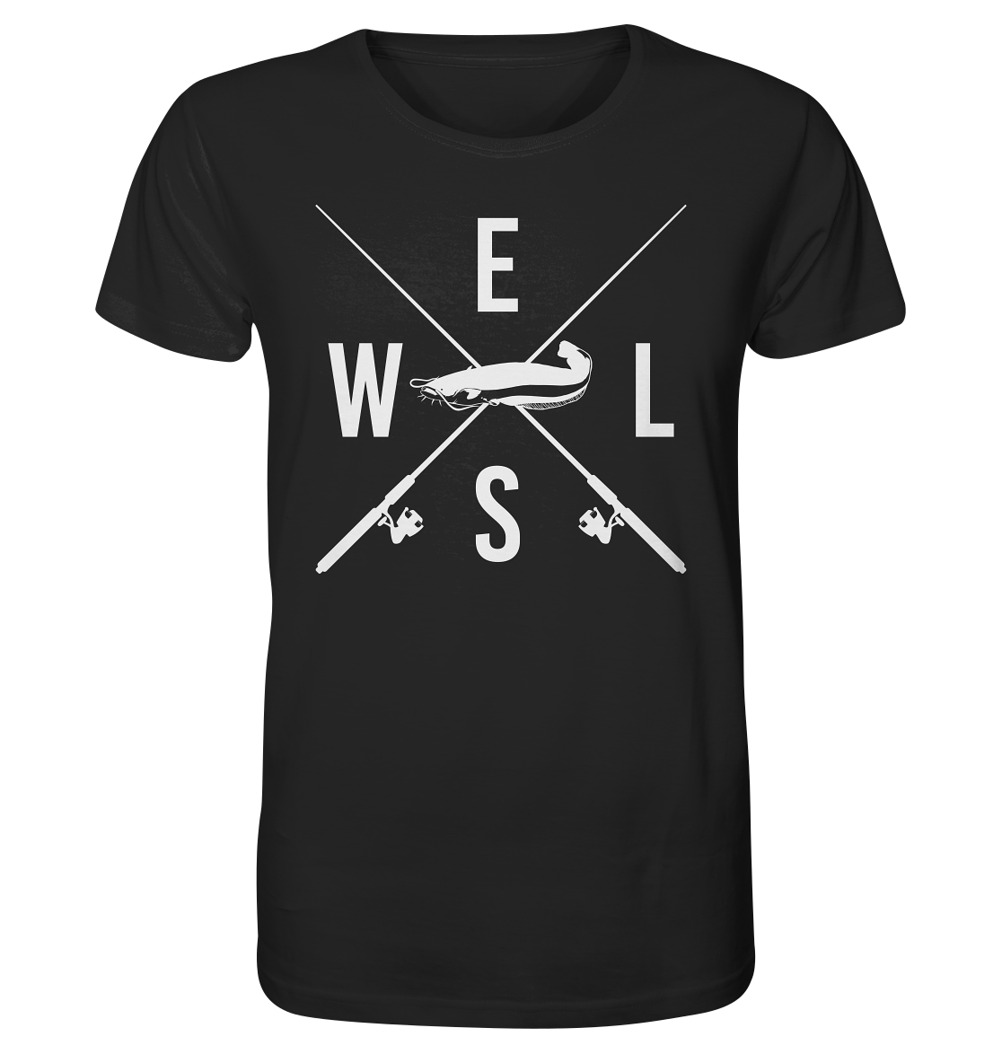 Wels gekreuzte Ruten - Männer Bio T-Shirt