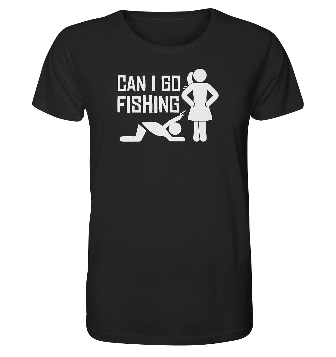 Can i Go Fishing - Männer Bio T-Shirt