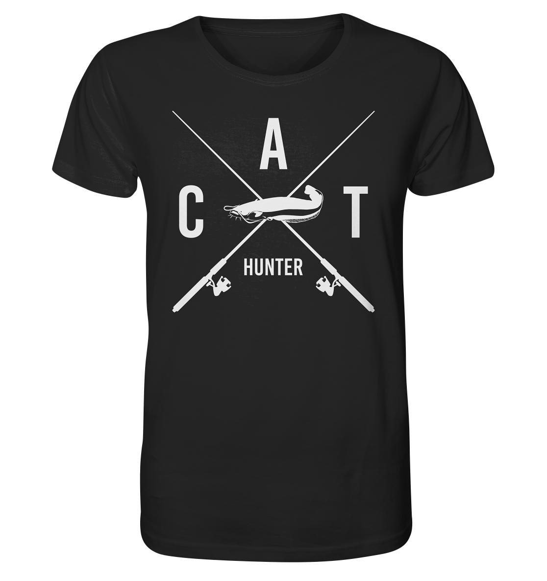 Cat Hunter  - Männer Bio T-Shirt