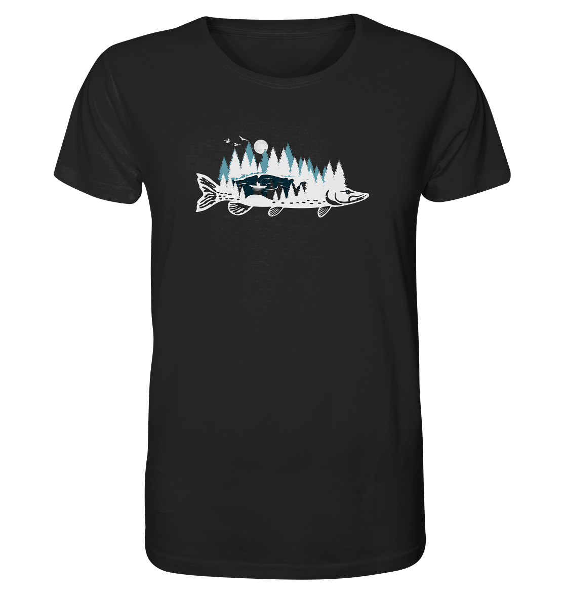 Pike Forest - Männer Bio T-Shirt